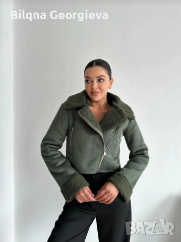 Дамско велурено яке