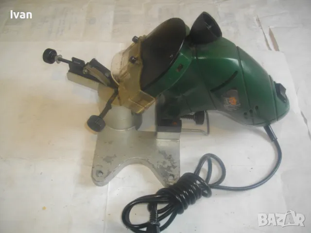 НИДЕРЛАНДСКА ПРОФИ ЕЛ.МАШИНА ЗА ЗАТОЧВАНЕ НА ВЕРИГИ 130 ВАТА 0-30 ГРАДУСА TOP CRAFT, снимка 10 - Други инструменти - 49702956