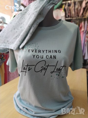 Дамска пижама с шорти , снимка 3 - Пижами - 41429269