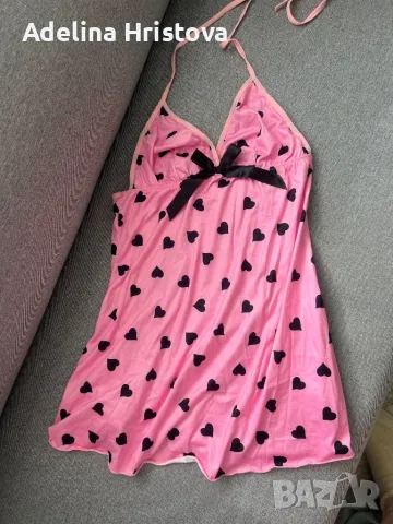 Нощничка на сърца размер С, снимка 2 - Нощници - 49797634