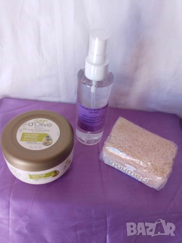 Промо пакет 978-сапун с магарешко мляко,лавандулова вода и крем за тяло