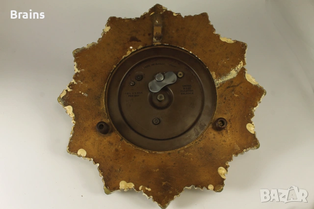 Стар Стенен Часовник SMITHS 8 Дневен Английски, снимка 5 - Антикварни и старинни предмети - 53685102