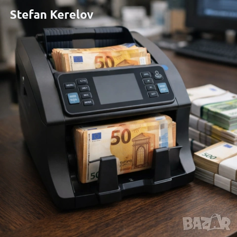 Машина за броене на пари с детекция за фалшиви банкноти STS AL-N66, снимка 4 - Друга електроника - 53652358