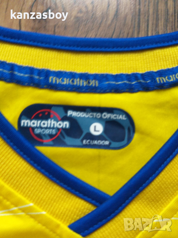 Ecuador Vintage Marathon Sports F.E.F Athletic Size L - ретро футболна тениска Л  , снимка 3 - Тениски - 44828093