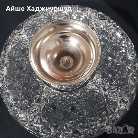 Стъклен поднос  за ядки, снимка 9 - Прибори за хранене, готвене и сервиране - 44481194