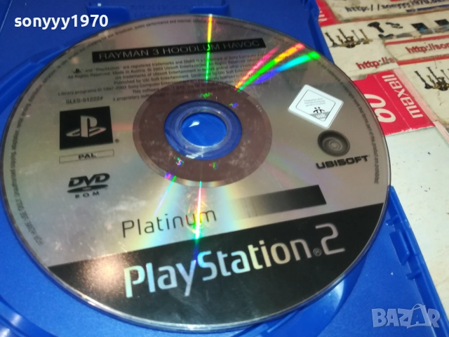 SONY PS2 GAME-RAYMAN 3 2611251029, снимка 2 - Игри за PlayStation - 52545580