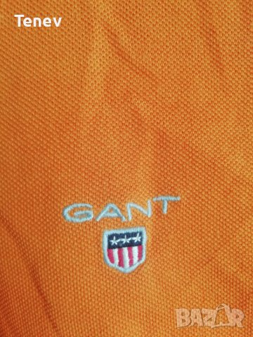 Original Piqué Polo GANT оригинална маркова поло мъжка тениска , снимка 3 - Тениски - 41386507
