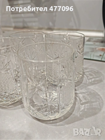 Продавам два сервиза с кристални чаши, снимка 3 - Чаши - 53085267