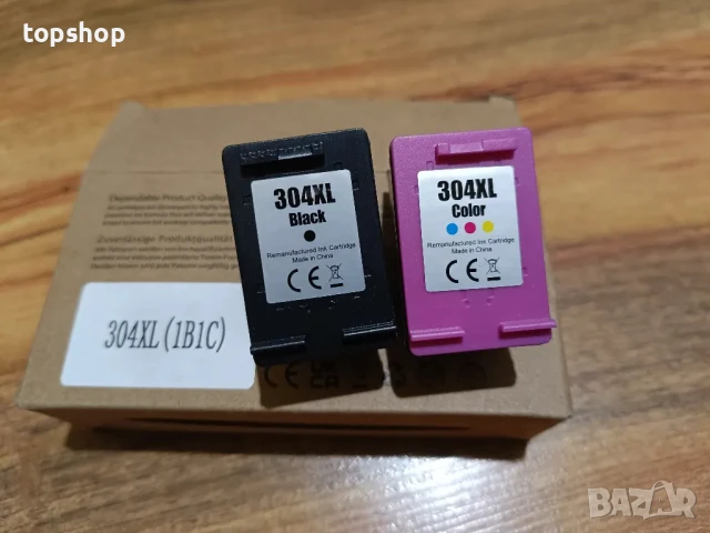 HP 304 касета за принтер черна + цветна, INK SET, 1090 + 900 страници, ISO сертификат, снимка 2 - Принтери, копири, скенери - 50511308