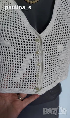 Четири различни броя / Дантелен топ, изработка на една кука , снимка 4 - Корсети, бюстиета, топове - 50530544