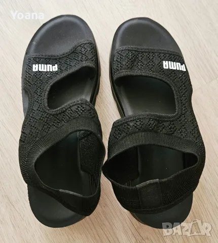 Дамски черни сандали на PUMA , снимка 3 - Сандали - 56162101