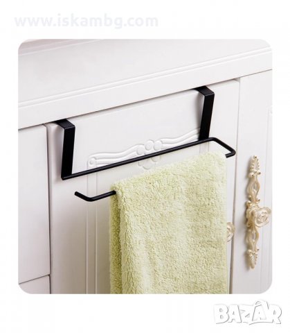 ХОРИЗОНТАЛНА ПОСТАВКА ЗА КУХНЕНСКА ХАРТИЯ С МОНТАЖ НА КУХНЕНСКА ВРАТИЧКА - код 2493, снимка 6 - Аксесоари за кухня - 33938654