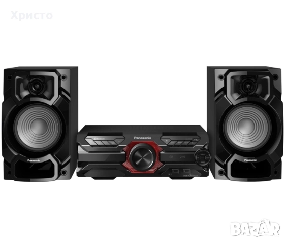 НОВО!!! Аудио система High Power Panasonic SC-AKX320E-K, 450 W RMS, Dual USB, Bluetooth