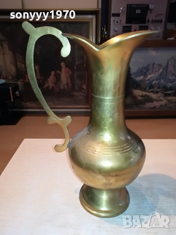 КАНА-27Х18Х12СМ-МЕД/МЕСИНГ ВНОС ФРАНЦИЯ 1001231612, снимка 10 - Антикварни и старинни предмети - 39256196