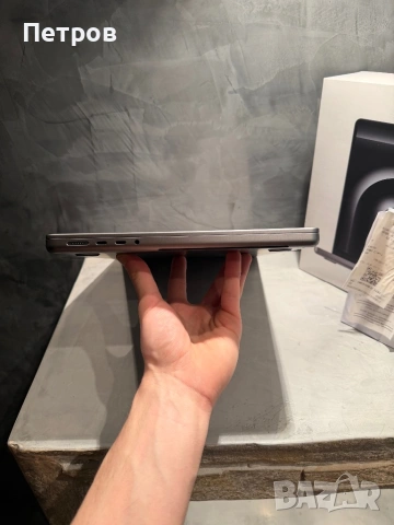 100% battery! КАТО ЧИСТО НОВ Macbook Pro M3 14" 512 GB, снимка 4 - Лаптопи за работа - 53116582