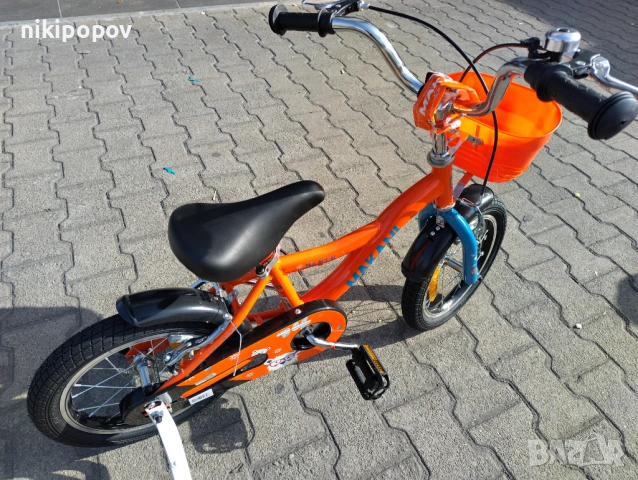 MAKANI Велосипед 14" BENTU оранжев, снимка 4 - Велосипеди - 53759099