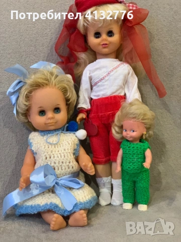 Продавам ЛОТ немски кукли от ГДР, 70те-80-