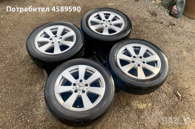 4бр.Алуминиеви джанти 16цола 5x112 ET39 + ГУМИ 195/60/16 за Mercedes C-Class,A,B,CLA, снимка 2 - Гуми и джанти - 51804051