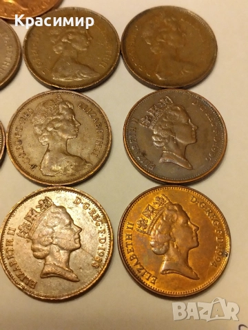 Монети Елизабет 1971 г.и други години ., снимка 14 - Нумизматика и бонистика - 51851858