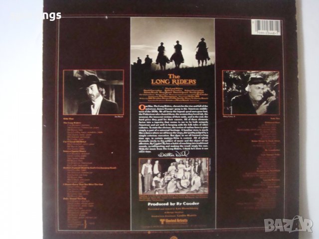 LP "The Long Riders", снимка 2 - Грамофонни плочи - 39016000