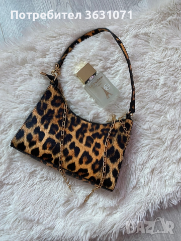 Дамска леопардова малка чанта 20лв, снимка 3 - Чанти - 44739396