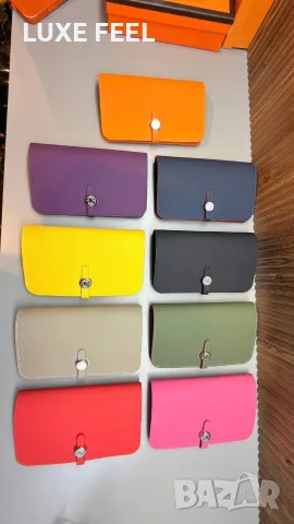 Hermes ✨ Естествена Кожа ✨ Дамски Портмонета , снимка 12 - Портфейли, портмонета - 55728748