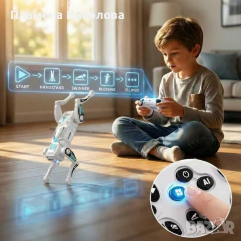 Интелигенто куче робот с дистанционно управление - STEM, снимка 2 - Електрически играчки - 53601873