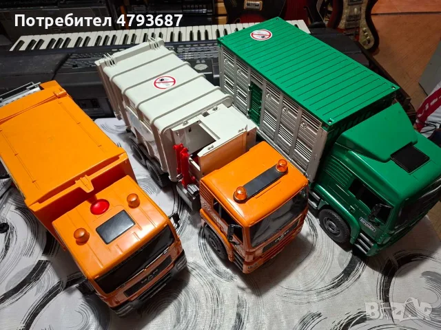 Тра броя големи детски камиона, снимка 14 - Коли, камиони, мотори, писти - 55982980