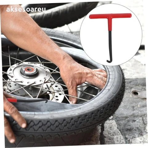 3 бр. Издръжлива кука с Т-образна дръжка инструмент за издърпване на пружини за ауспуси спирачки, снимка 14 - Други инструменти - 53873977