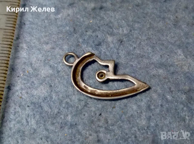 АЖУРЕН СКЪПОЦЕНЕН СРЕБЪРЕН МЕДАЛЬОН СРЕБРО ВИСОКА ПРОБА с ЮВЕЛИРНО ФАСЕТИРАН ЦИРКОН 48258, снимка 2 - Колиета, медальони, синджири - 49144013