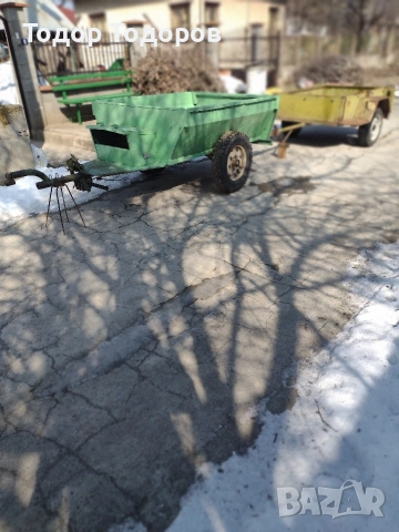 Оригинално ремарке за мотоблок, мотофреза или мотокултиватор Беларус или акме или руджерини., снимка 2 - Селскостопанска техника - 53741090