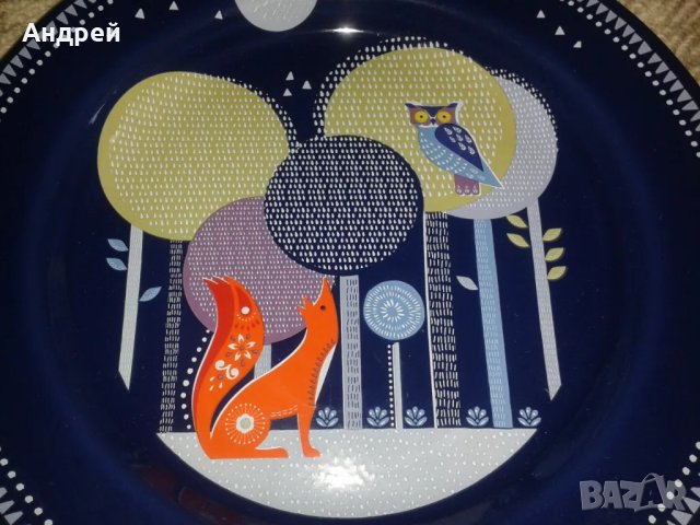 Folklore НОЩ Емайлирана Чиния, снимка 4 - Декорация за дома - 47298318