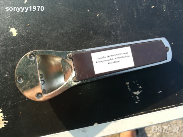 МИКРОФОН-12СМ-МЕТАЛНА ОТВАРАЧКА С МАГНИТ ОТ ГЕРМАНИЯ 0706251836, снимка 11 - Колекции - 50585542