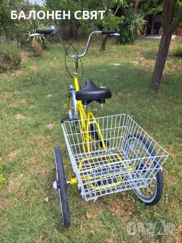 MEGA BRAND и Безплатна Доставка Велосипед Триколка Сгъваема 20 цола, снимка 6 - Велосипеди - 48429021