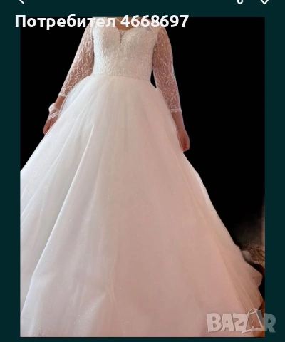 Булченска рокля , снимка 2 - Сватбени рокли - 52654456