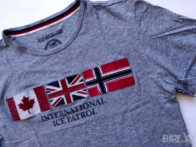 Napapijri Cotton Short Sleeve Mens - M - oригинална мъжка тениска, снимка 6 - Спортни дрехи, екипи - 55879323