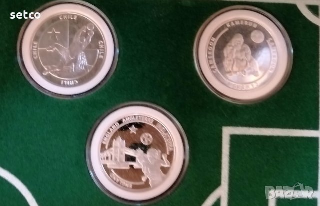 Колекция ОФИЦИАЛНИ възпоменателни монети за Световното футболно първенстно Бразилия 2014, снимка 10 - Нумизматика и бонистика - 34689763