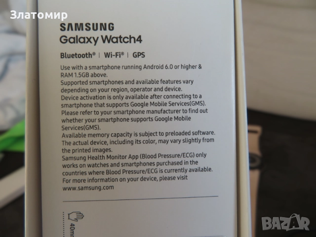Samsung Galaxy Watch 4 40mm R860 Pink Gold, снимка 6 - Смарт гривни - 52934076