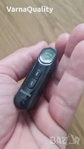 Baseus Aux Car Bluetooth Wireless receiver хендсфри, адаптер, превръщащ всяка аудио с-ма в безжична, снимка 3 - Аксесоари и консумативи - 49684005