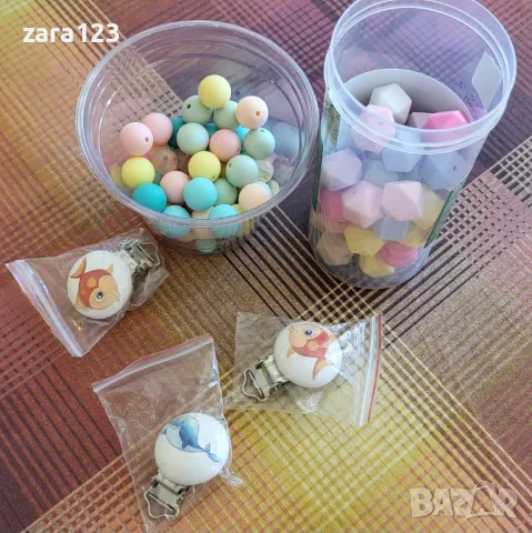Силиконови топчета и закопчалки, снимка 1