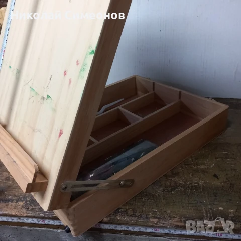 Продавам малък статив/езел/ за Художници, снимка 6 - Картини - 50848263