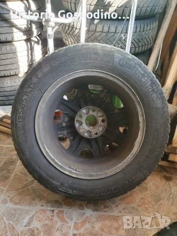 Джанти със зимни гуми за ауди 195/65/15, снимка 4 - Гуми и джанти - 52468201