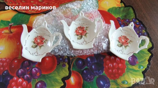 Продавам порцеланови подложки за чай., снимка 1