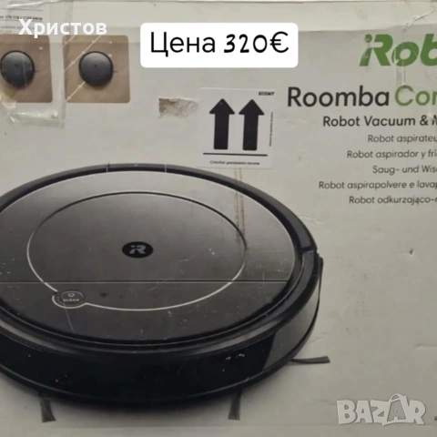 Нов робот моп и прахосмукачка iRobot roomba combo