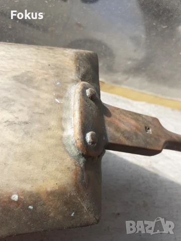 Стара барокова голяма антикварна лопатка за камина - бронз, снимка 6 - Антикварни и старинни предмети - 50989500