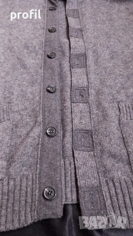 Gant XXL жилетка с вълна и алпака, снимка 3 - Пуловери - 53305409