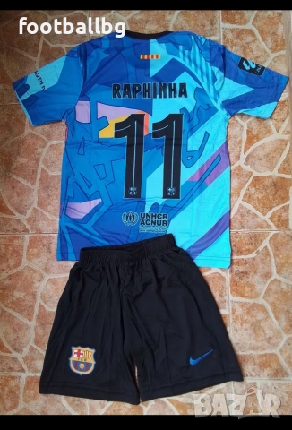 RAPHINHA 11 ❤️⚽️ детско юношески футболни екипи 💙⚽️ FC BARCA , снимка 2 - Футбол - 41635017