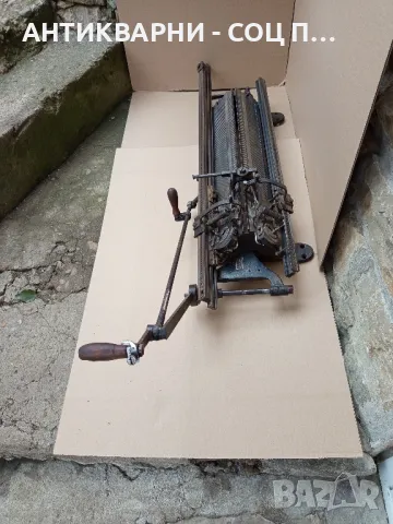 Антична Стара Плетачна Машина Диамант Обретенов И Синове За Ценители И Колекционери., снимка 13 - Антикварни и старинни предмети - 49318932