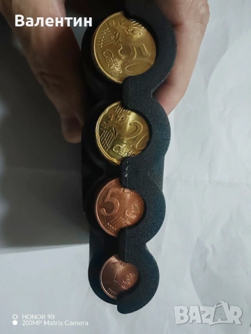 Монетник ДЖОБЕН - за  евро монети, снимка 2 - Друго търговско оборудване - 53165102