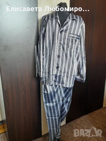 Мъжка пижама- сатен, снимка 2 - Други - 40764113